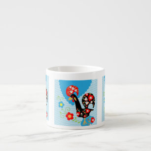 The Portuguese Rooster of Barcelos Espresso Cup
