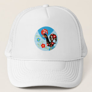 The Portuguese Rooster of Barcelos  Trucker Hat