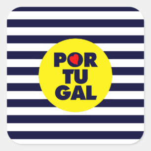 The Portuguese sunshine Square Sticker