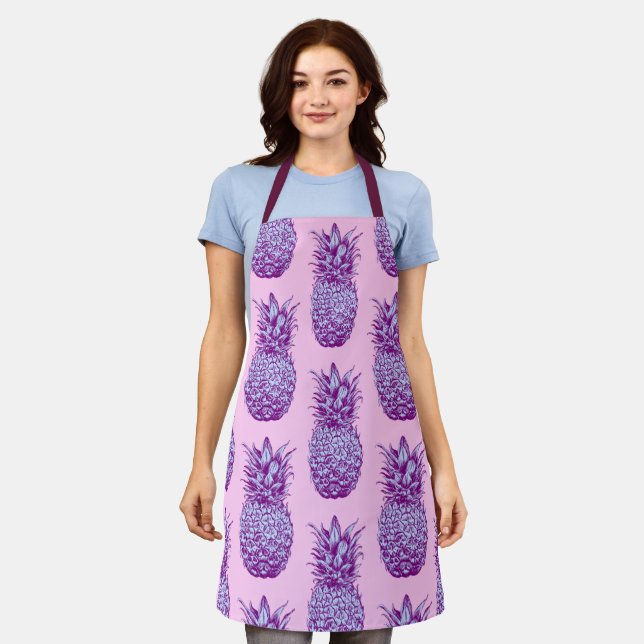 The Posh Pineapple - Apron (Worn)