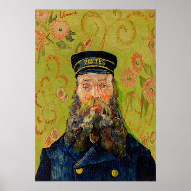 The Postman  by Vincent Van Gogh Poster (Front)