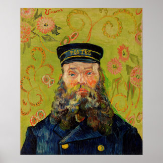 The Postman Joseph Roulin by Vincent Van Gogh Poster