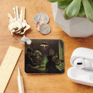 The Potato Eaters by Vincent van Gogh Keychain