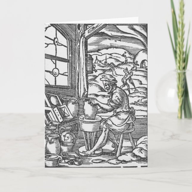 The potter, 1574 card (Front)