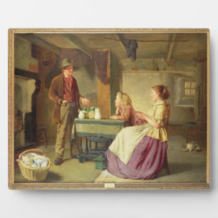 The Potter, 1876 (oil on canvas) Plaque