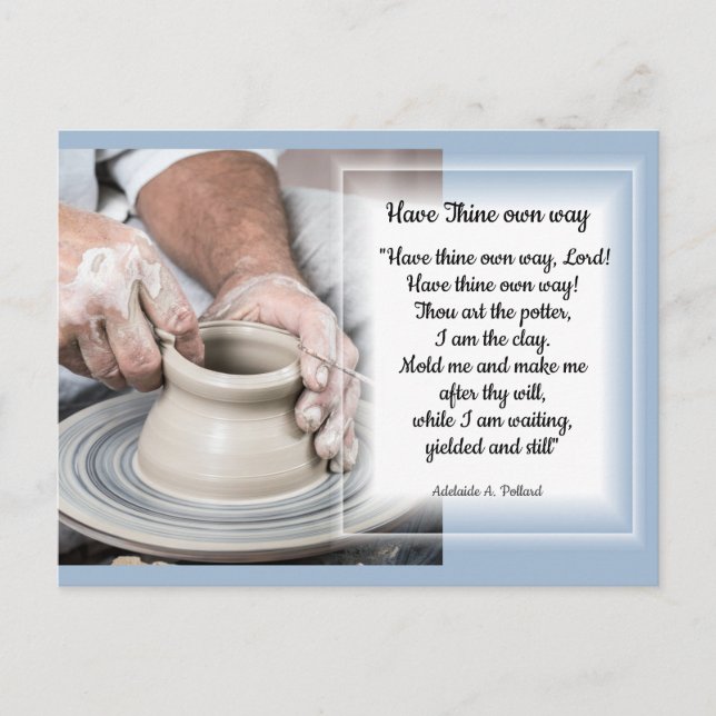 The Potter at work Card (Front)