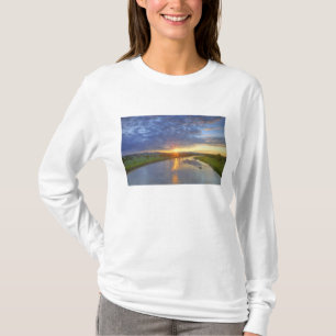 The Powder River catches last light in Custer T-Shirt