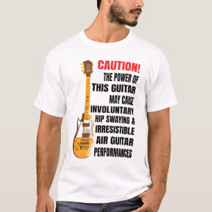 The Power Of Guitar Men White T-Shirt