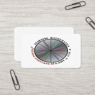 The power of mathematics  business card