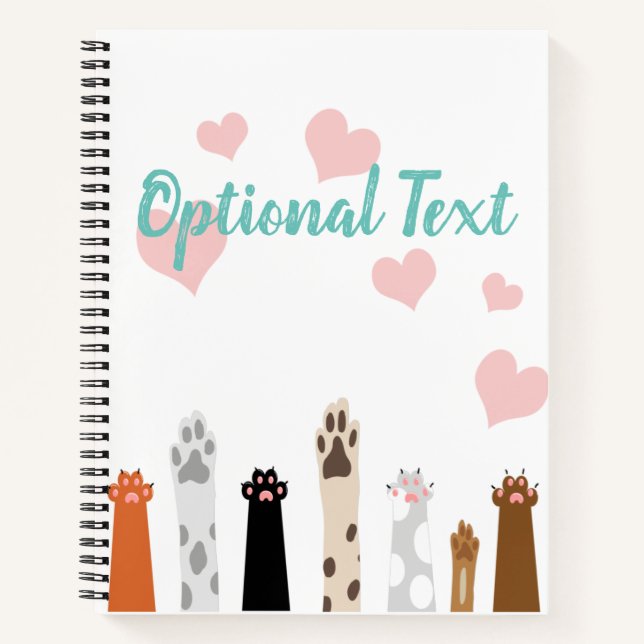 The Power of Paws  Notebook (Front)