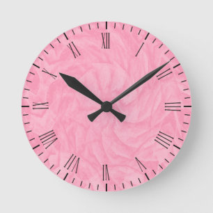 The Power of Pink Round Clock