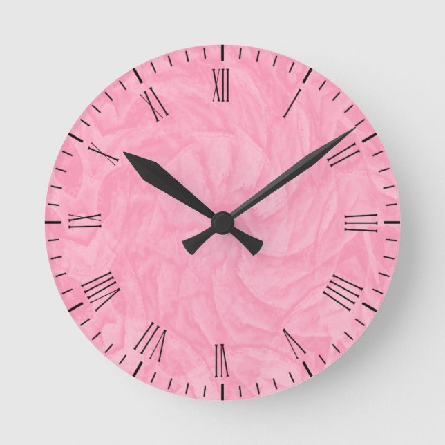 The Power of Pink Round Clock (Front)