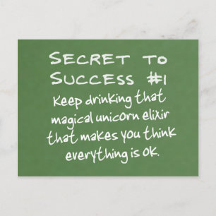 The Power of Positive Thinking Postcard