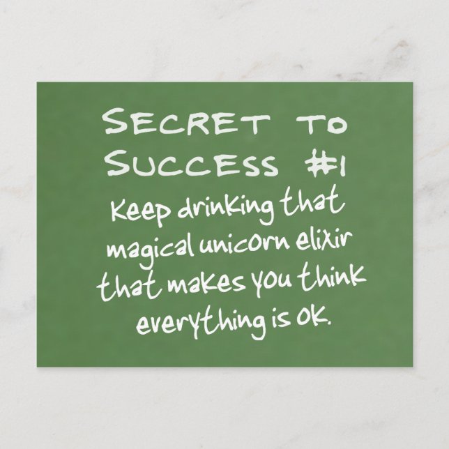 The Power of Positive Thinking Postcard (Front)