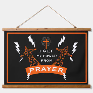 The Power Of Prayer Hanging Tapestry
