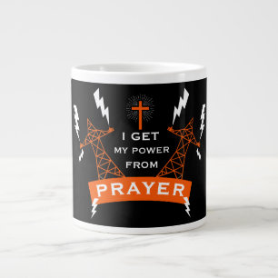 The Power Of Prayer Large Coffee Mug