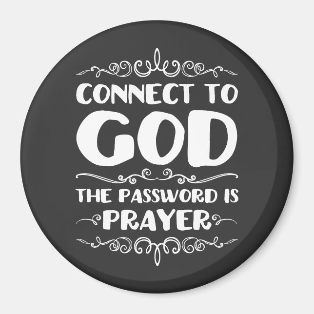The power of prayer magnet (Front)
