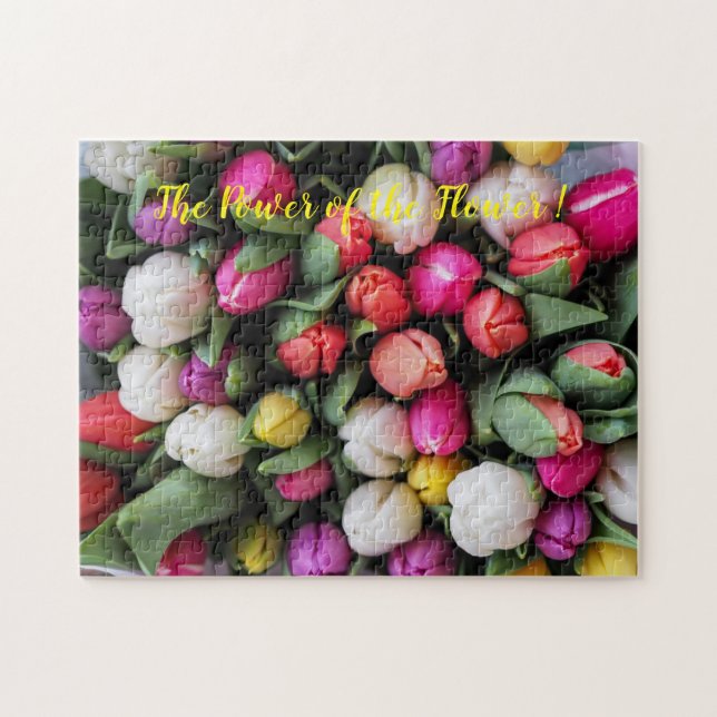 The Power of the Flower Jigsaw Puzzle (Horizontal)