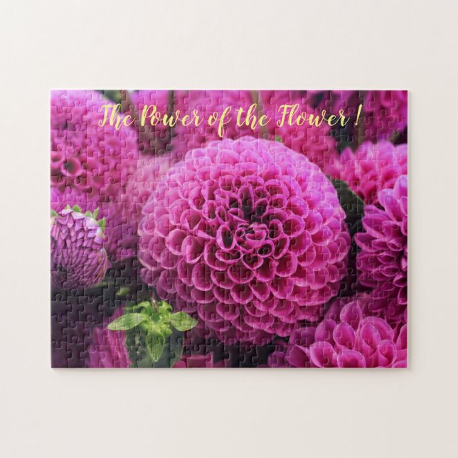 The Power of the Flower Jigsaw Puzzle (Horizontal)