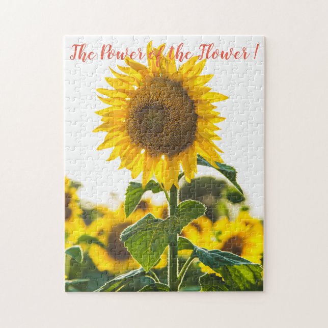 The Power of the Flower Jigsaw Puzzle (Vertical)