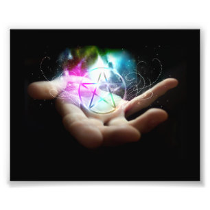 The power of the pentacle photo print