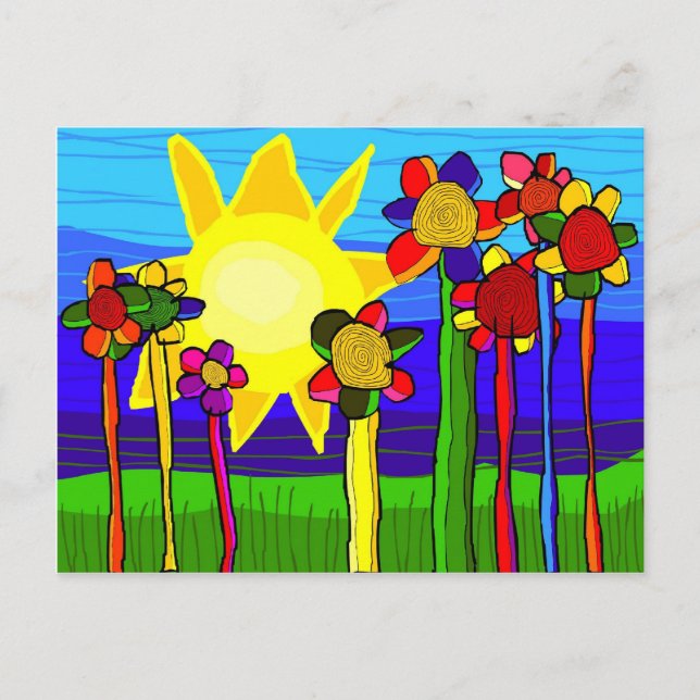 'the power of the sun' postcard (Front)