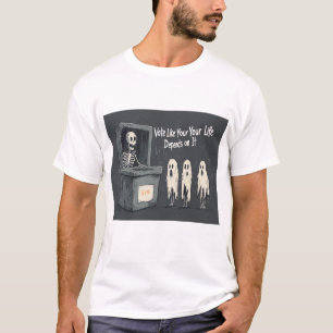 The Power of Voting in Dark 🗳️💀 T-Shirt
