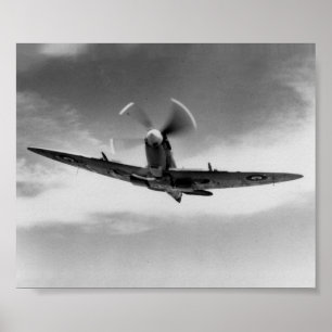 'The Power & The Glory' - Supermarine Spitfire WW2 Poster