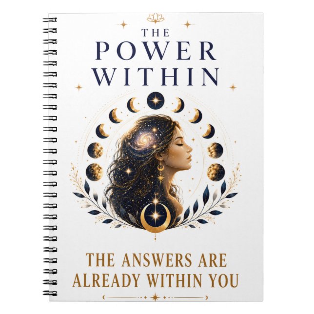 The Power Within | The Answers Are Already There Notebook (Front)
