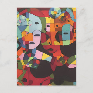 The Practical Abstracter - Ken Gauge Art Postcard