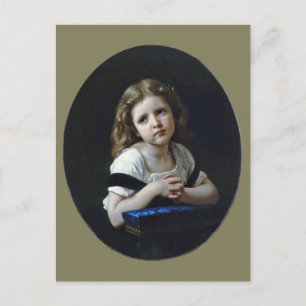 The Prayer, Bouguereau Postcard