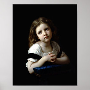 The Prayer, by William Bouguereau (Print) Poster