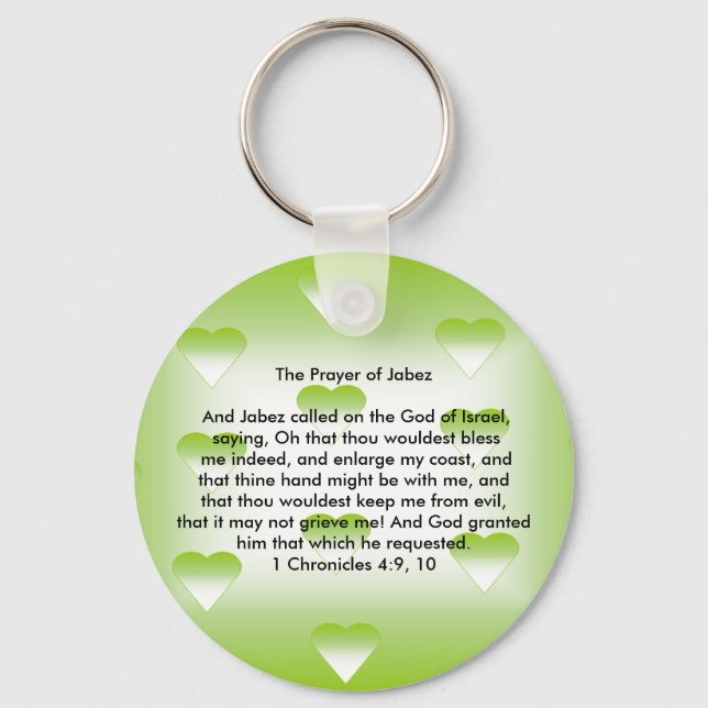 The Prayer of Jabez Keychain (Front)