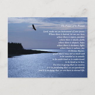 The Prayer of St. Francis Postcard