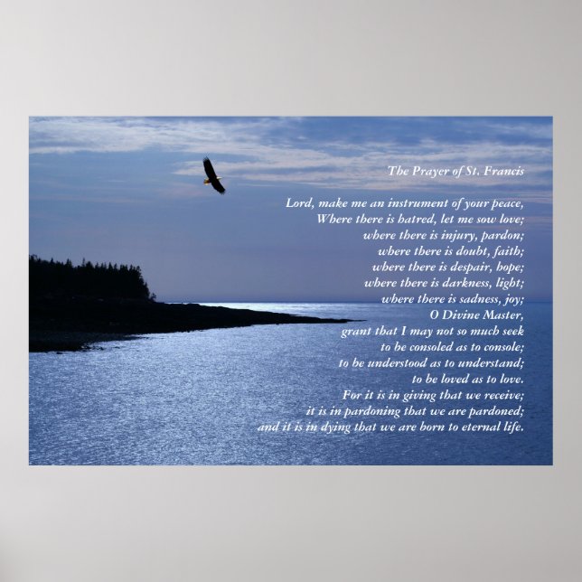 The Prayer of St. Francis Poster (Front)