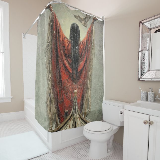 The Prayer - Shower Curtain (In Situ)