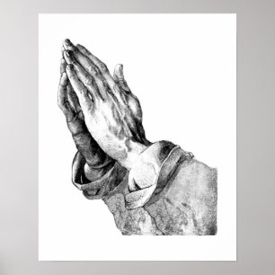 The Praying Hands Custom Poster