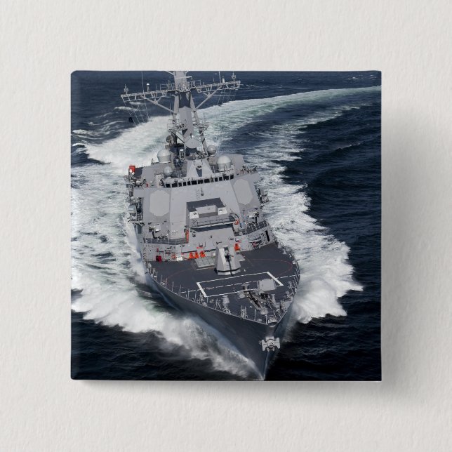 The Pre-Commissioning Unit Jason Dunham 2 Inch Square Button (Front)