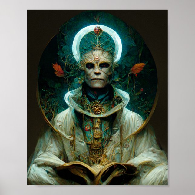 The Preacher Fantasy Sci-Fi Art Poster (Front)