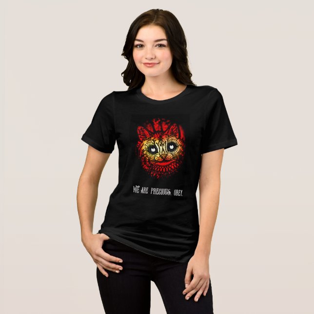 The Precious says "Obey" Tri-Blend Shirt (Front Full)