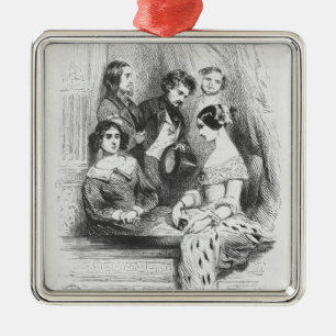 The Premiers Gentilhommes theatre box Metal Ornament