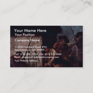 The Preparation Of The Guns" By Longhi Pietro Business Card