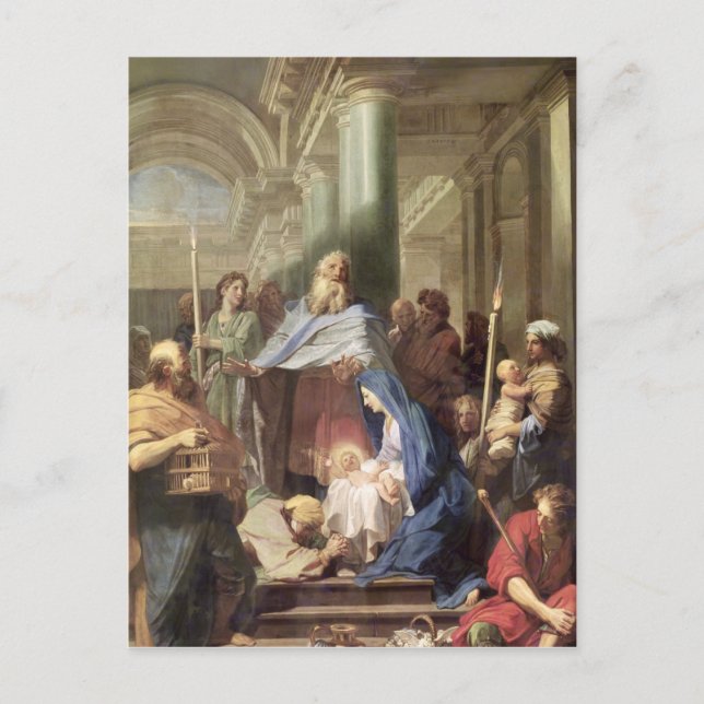 The Presentation in the Temple, 1692 Postcard (Front)