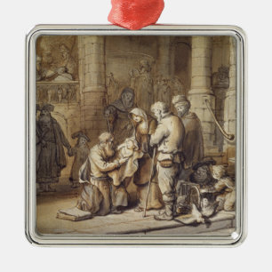 The Presentation of Christ in the Temple Metal Ornament