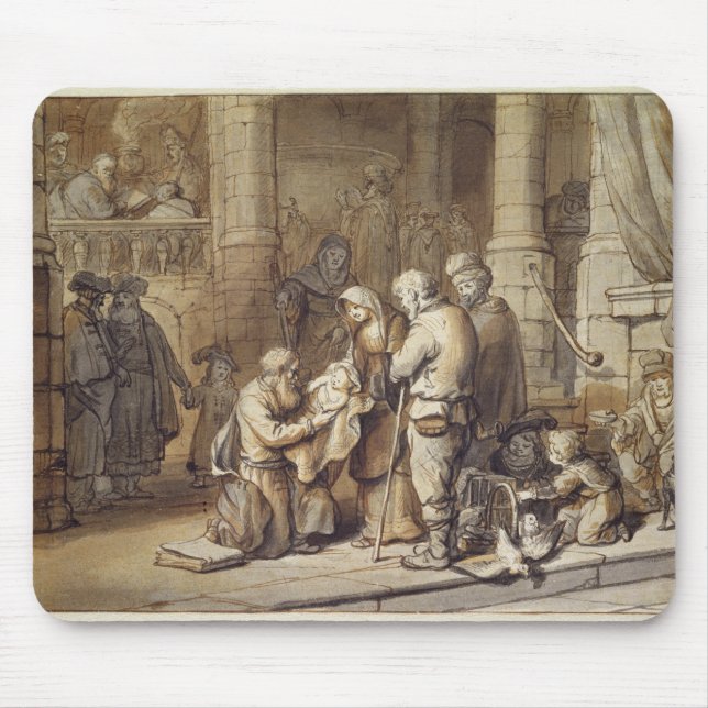The Presentation of Christ in the Temple Mouse Pad (Front)