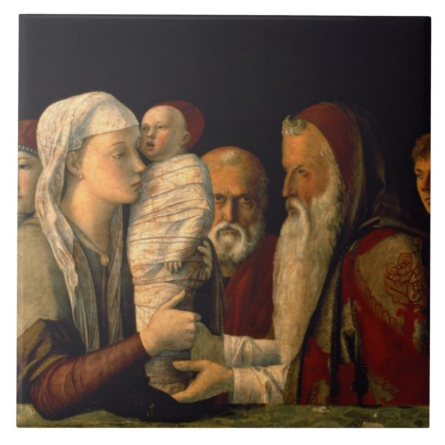 The Presentation of Jesus in the Temple Tile (Front)