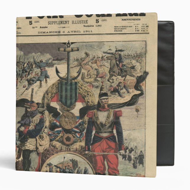 The Presentation of The Medal of Combatants Binder (Front/Inside)