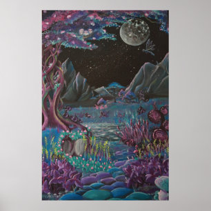 The Preserve - Fantasy Sci-Fi Landscape Poster