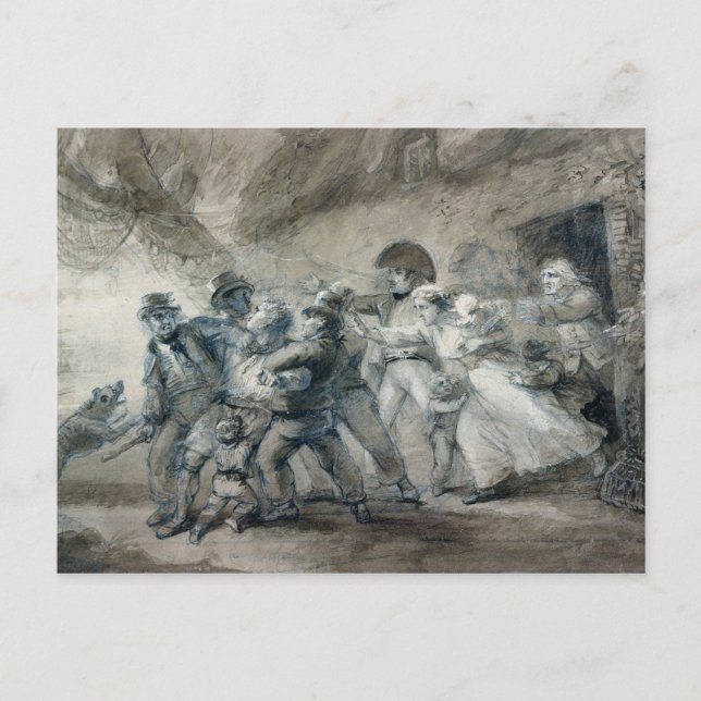 The Press-gang Postcard (Front)