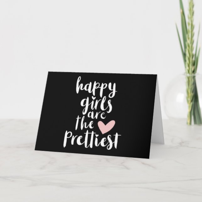 THE **PRETTIEST LADY'S BIRTHDAY CARD**** CARD (Front)